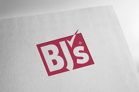 Bj's logo editorial illustrative, on screen