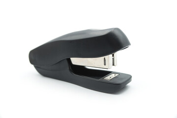 Closeup of black slaper on white background