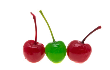 cocktail cherry isolated