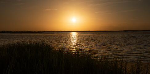 Sunset across the Cape Fear River