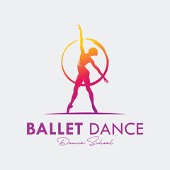 Logo for a ballet or dance studio