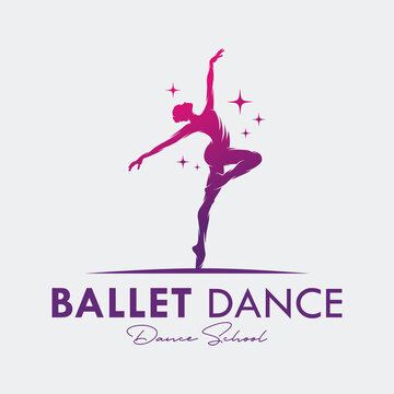 Logo for a ballet or dance studio