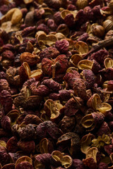 Sichuan pepper macro close up