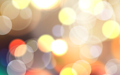 Obraz premium Abstract shiny blurred lights background stock illustration