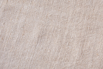 texture of handcrafted homespun unpainted rough canvas