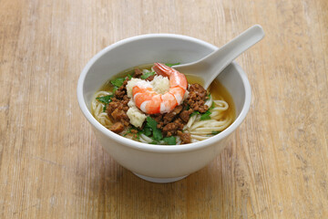 homemade taiwanese danzai noodle soup
