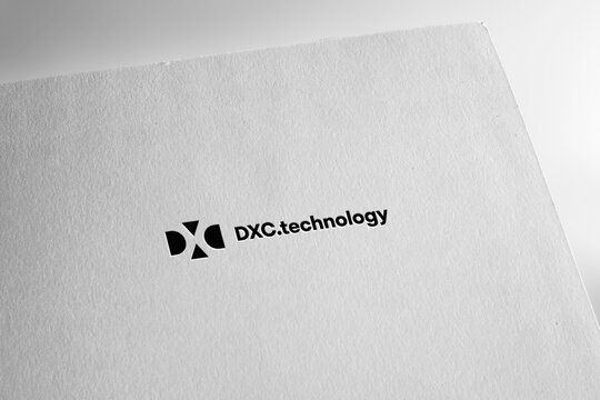 DXC technology logo editorial illustrative, on screen Stock Photo | Adobe  Stock