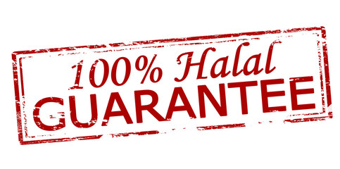 One hundred percent halal guarantee