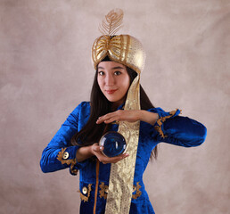 portrait of arab asian princess