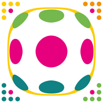 abstract logo design dots 5