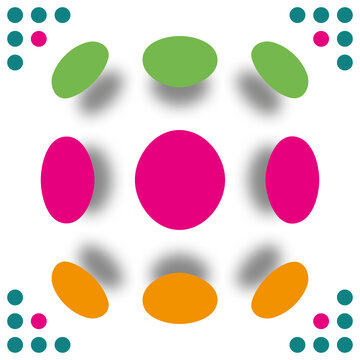 abstract logo design dots 4