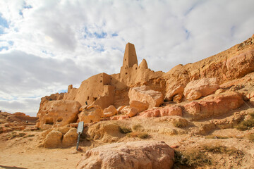 Famous ancient oracle site of Siwa in Egypt