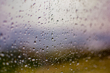 rain drops on window