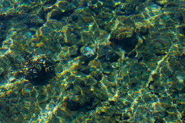 calm mediterranean sea, water