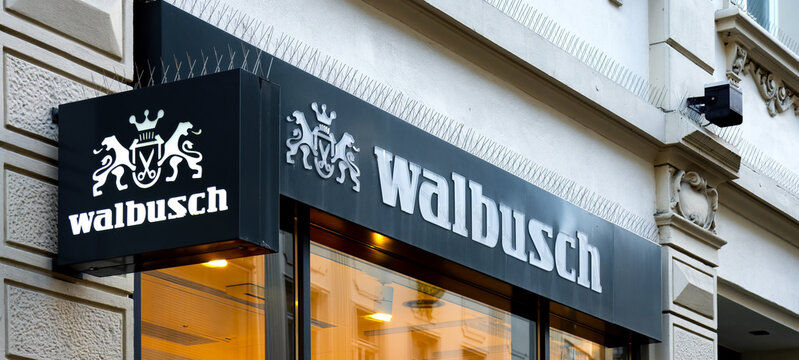 Walbusch logo. Walbusch Walter Busch GmbH & Co. KG ist ein deutsches Mode-Unternehmen mit Sitz in Solingen