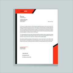 Orange Incredible Business Letterhead