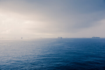 Water area between China and the island of Taiwan