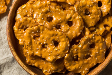 Homemade Salty Pretzel Crisps