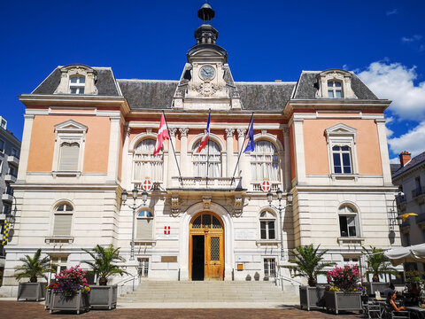 Old town hall at Chambery, nice city in France