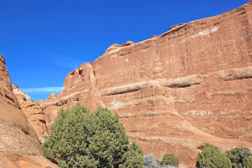 Arches National Park, Utah, in winter