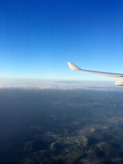 view from airplane window