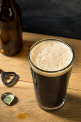 Refreshing Boozy Dark Stout Beer