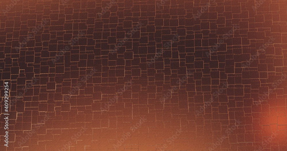 Aufkleber abstract geometric rose golden backgroundfoil tiles texture seamless loop background 3d renderinging