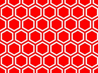 亀甲　日本　伝統　文様　シームレス　ハニカム　六角