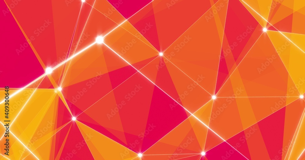 Aufkleber background abstract dynamic plexus futuristic technology. 3d rendering 3d illustration