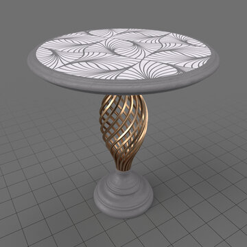 Twisted occasional table