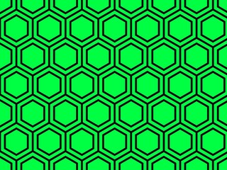 亀甲　日本　伝統　文様　シームレス　ハニカム　六角