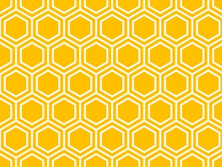 亀甲　日本　伝統　文様　シームレス　ハニカム　六角