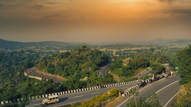 The serpentine roads to Bliss, Patratu Valley, Ranchi.