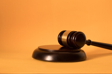 Wood Gavel Judge Hammer Justice.