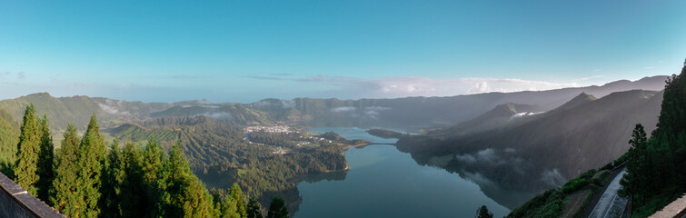 Lagoa Sete Cidades vista do hotel