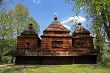 St. Michael Archangel's Church in Smolnik, Bieszczady Mountains, Poland