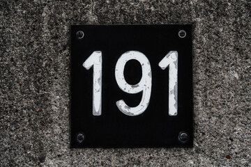 Hausnummer 191