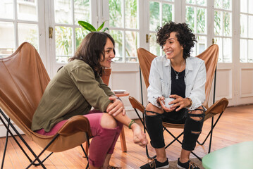 Affectionate Lesbian Couple Portrait