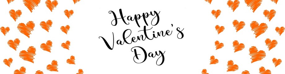 happy valentine's day banner, celebration card, love decleration, love related item, party invitation, classic card