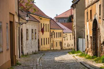 Fototapeta na wymiar Kapitulska street belongs to the hidden places of the Bratislava old town