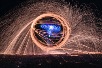 The Amazing Model Light Painting Photography