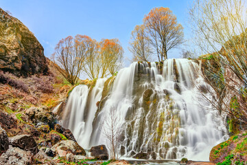 Shaki waterfall in Armenia