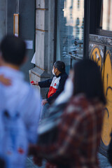 person in the street