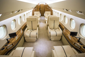 Fototapeta premium interior luxury jet