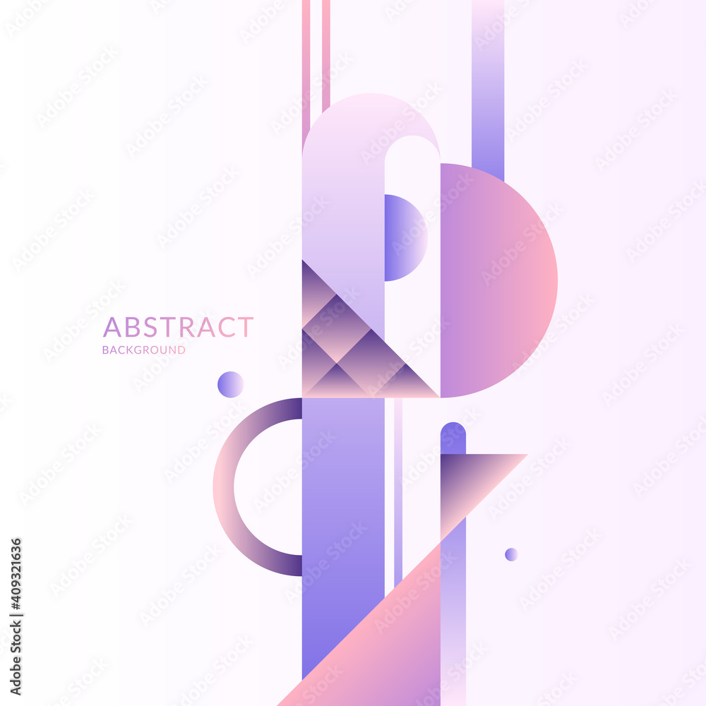Aufkleber composition with dynamic and geometric shapes. abstract background for your design.