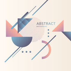 Elegant composition with dynamic and geometric shapes. Abstract background for your design.
