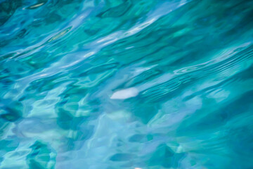 Blue water surface abstract background.