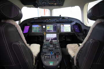 interior jet cockpit
