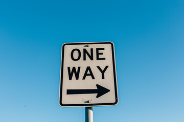 limit sign of one way