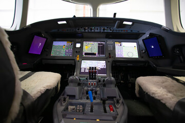 interior jet cockpit
